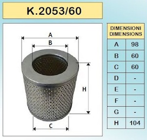 FILTA 60 Micron S/S C1132