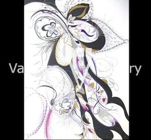 Doodle17 in Black – Valeries Gallery