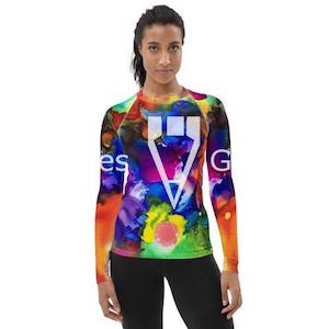 Women’s Rash Guard — PP2 – Valeries Gallery