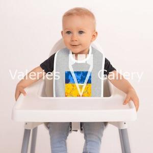 Embroidered Baby Bib – Valeries Gallery