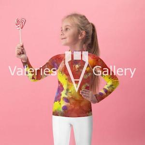 Kids Rash Guard – sugar and spice – Valeries Gallery