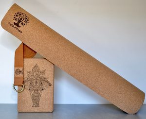 Yoga Mat, Strap and Block Set