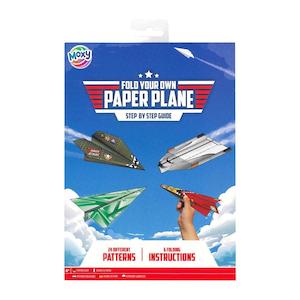 Arts, Crafts & Stationery: Paper Planes Fold Your Own 24sht 25x18cm