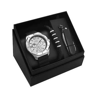 Men's Republic Watch set - Pocket Knife and Bracelet