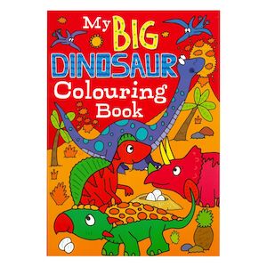 Arts Crafts Stationery: Colouring Book Dinosaurs 72pg 320x220mm