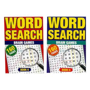 Word Search Puzzle Book 160pg A5