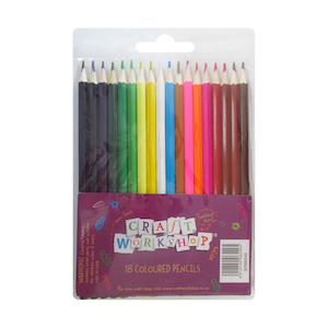 Arts Crafts Stationery: Colouring Pencil 18x1 Sleeve