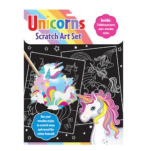 Art Set Unicorns Scratch 285x210mm