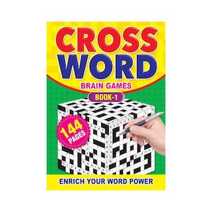 Arts Crafts Stationery: Crossword Puzzle Book A5 144pg