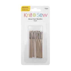 Sewing Knitting: Sewing Yarn Needles 6cm 12pce