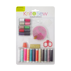 Sewing Knitting: Sewing Kit with Scissors