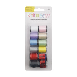 Sewing Knitting: Sewing Thread 16 pc with Needles