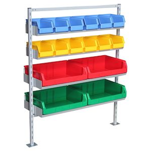 Metal Van Shelving - VK4R 1220 (No Small Bin)