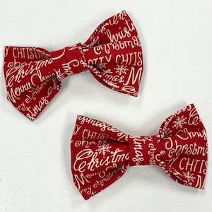 Holly Hair Bows