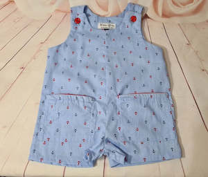 Boys Collection Newborn 4 Years: Sailor Boy Romper