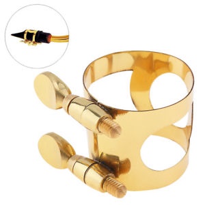 APM Alto Sax Ligature – Brass