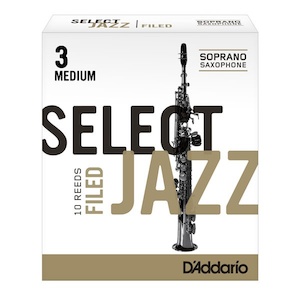 D’Addario Filed Select Jazz Soprano Reeds (Each)