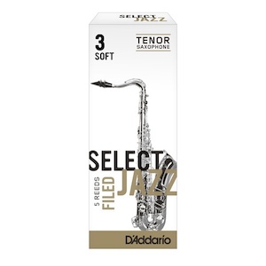 D’Addario Filed Select Jazz Tenor Reeds (Each)