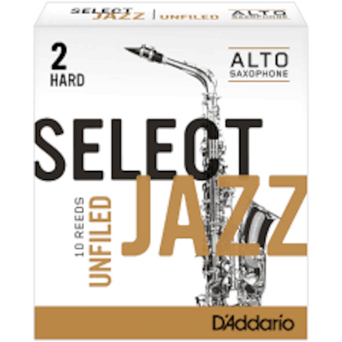 D’Addario Unfiled Select Jazz Alto Reeds (Each)