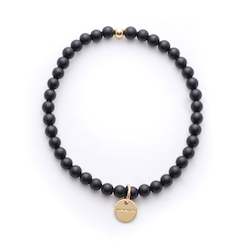 Jewellery: Amuleto Onyx Bracelet - Small bead