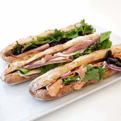 Bakery (with on-site baking): Baguette Sandwiches (NF)