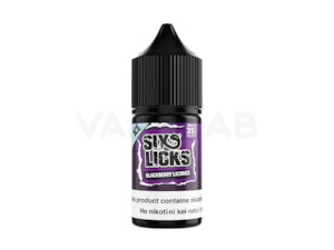 Six Licks Salts - Blackberry Licorice