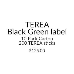 IQOS TEREA Black Green Label 10 Pack Carton