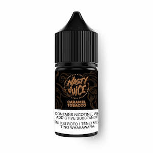 Electronic goods: NASTY Salts - Caramel Tobacco (Tobacco Bronze) 30ml (COMPLIANT)