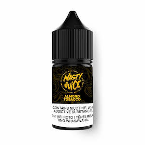 Electronic goods: NASTY Salts - Almond Tobacco (Tobacco Gold) 30ml (COMPLIANT)