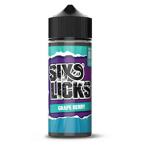 Electronic goods: SIX LICKS - Grape Berry[Grappleberry]  100ml