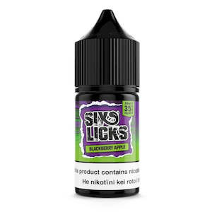 SIX LICKS Salts - Blackberry Apple 30ml