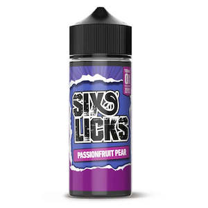 SIX LICKS - Passionfruit Pear [Passion8] 100ml