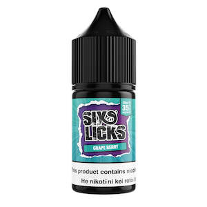 SIX LICKS Salts - Grape Berry 30ml