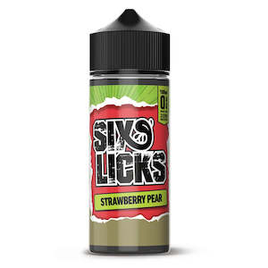 SIX LICKS - Strawberry Pear[Truth or Pear] 100ml