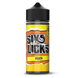 SIX LICKS - Peach[Peach Perfect] 100ml