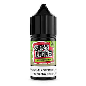 SIX LICKS Salts - Strawberry Pear 30ml