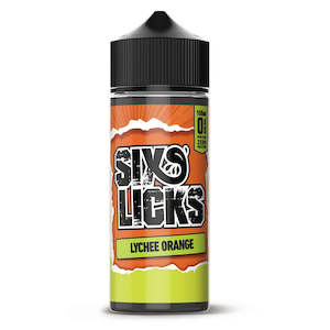 Electronic goods: SIX LICKS - Lychee Orange[Elderpower] 100ml