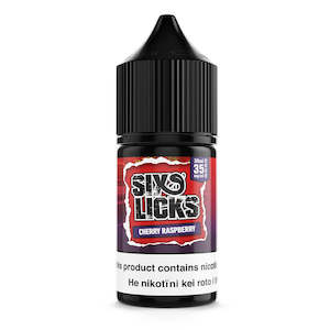 SIX LICKS Salts - Cherry Raspberry 30ml