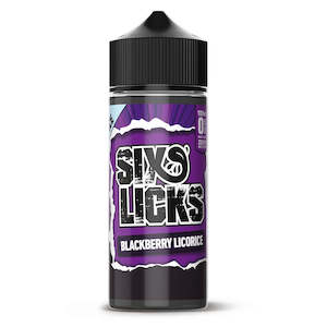 SIX LICKS - Blackberry Licorice[Bite The Bullet] 100ml