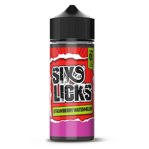 Electronic goods: SIX LICKS - Strawberry Watermelon[Berried Alive] 100ml