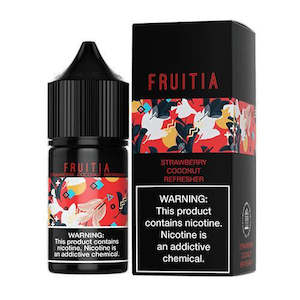 FRUITIA Salts - Strawberry Coconut Refresher 30ml