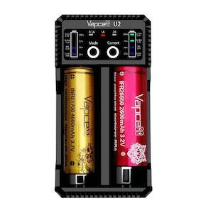 Vapcell U2 2 bay external battery charger