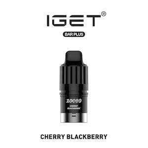 Internet only: IGET Bar Pod 10000 Puff – Cherry Blackberry