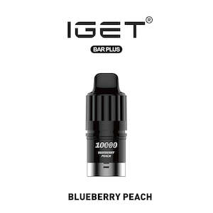 Internet only: IGET Bar Pod 10000 Puff – Blueberry Peach