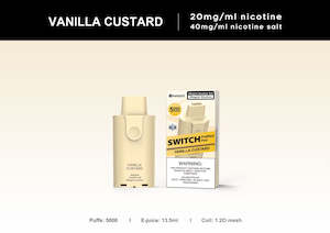 Switch Replacement Pod - 5000 Puffs - Vanilla Custard