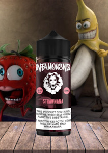 Infamous NZ - Strawberry Banana (Strawnana) 120ml