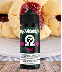 Infamous NZ - Raspberry Cream (Jammit) 120ml