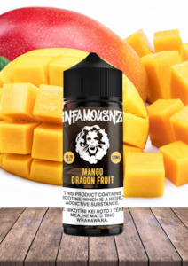 Infamous NZ - Mango Tropical (Mango Dragonfruit) 120ml