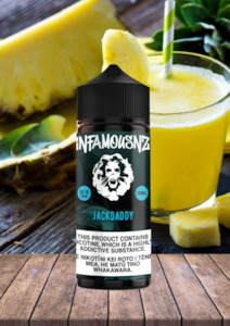 Internet only: Infamous NZ - Tropical Pineapple (Jackdaddy) 120ml