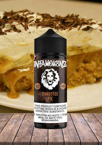 Infamous NZ - Banana Caramel (Banoffee Pie) 120ml